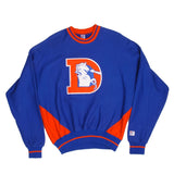 Vintage NFL Denver Broncos Sweatshirt Size L Made In USA 1990s