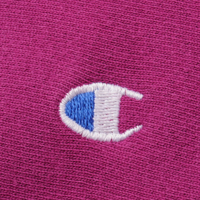 Vintage Fuchsia Champion Small Logo Reverse Weave Sweater 90S Size L Made In USA