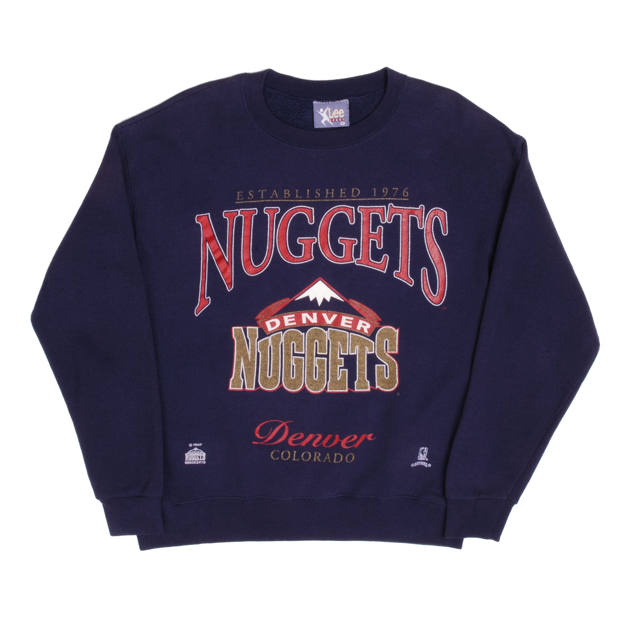 Vintage Basketball Denver Nuggets Sweatshirt For Fans - Wiseabe Apparels
