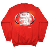 Vintage NFL San Francisco 49Ers Sweatshirt 1994 Size XL Made In USA. RED