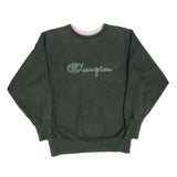 VINTAGE REVERSE WEAVE CHAMPION SPELL OUT LOGO SWEATSHIRT 1990S SIZE MEDIUM MADE IN USA
