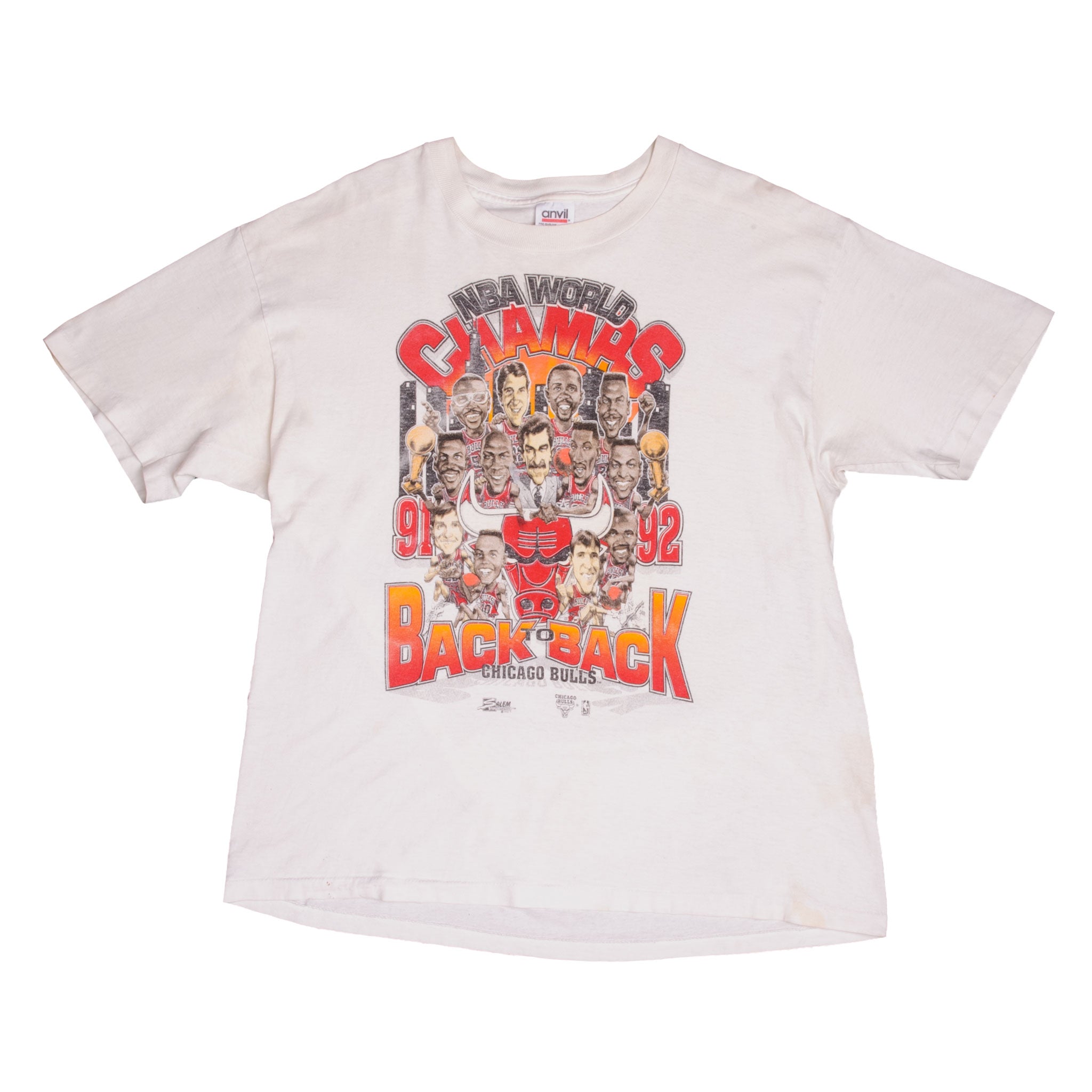Official 1992 distressed chicago bulls back 2 back! NBA champions t-shirt,  hoodie, longsleeve, sweater