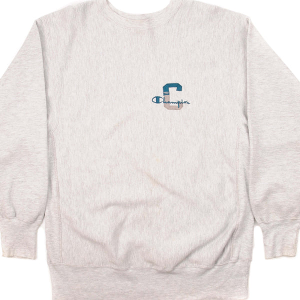 SUDADERA VINTAGE CHAMPION DE TEJIDO INVERSO, 1990-MEDIADOS DE 1990, TALLA GRANDE, FABRICADA EN EE. UU.