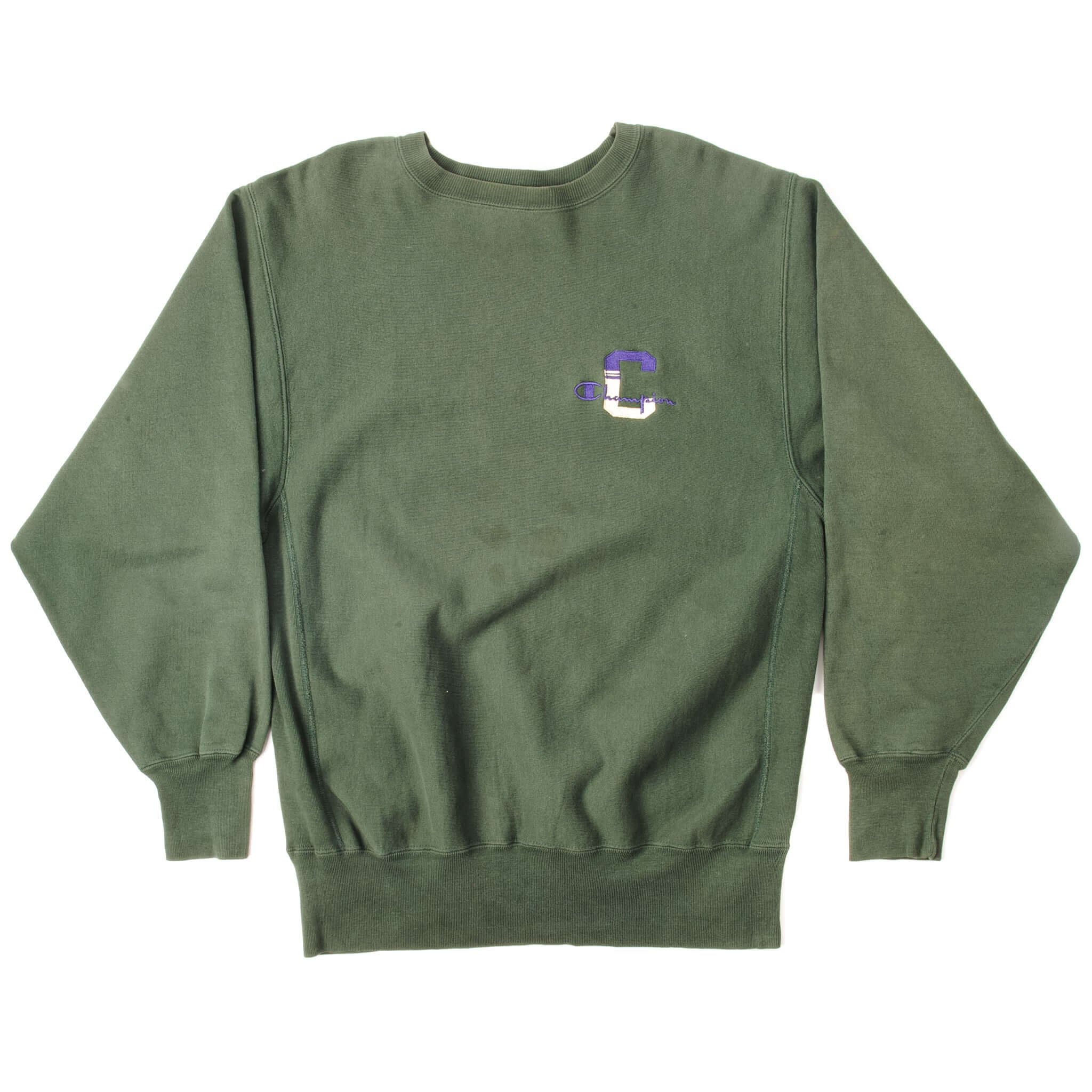 Vintage Champion Reverse Weave Sweatshirt Size XL Made In USA. GREEN