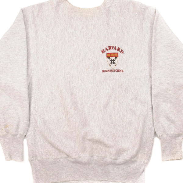 SUDADERA VINTAGE CHAMPION DE TEJIDO INVERSO HARVARD DE LOS AÑOS 90, GRANDE, FABRICADA EN EE. UU.