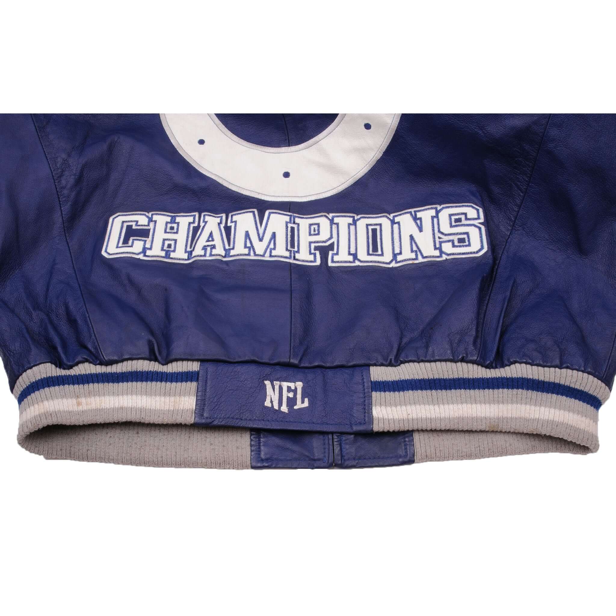 Vintage Nfl Indianapolis Colts Super Bowl Champion 2006 Leather Jacket Size XL