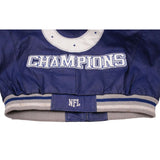 Vintage Nfl Indianapolis Colts Super Bowl Champion 2006 Leather Jacket Size XL