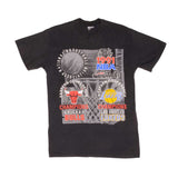 Vintage NBA Chicago Bulls Vs Los Angeles Lakers Tee Shirt 1991 Size Medium Made In USA With Single Stitch Sleeves
