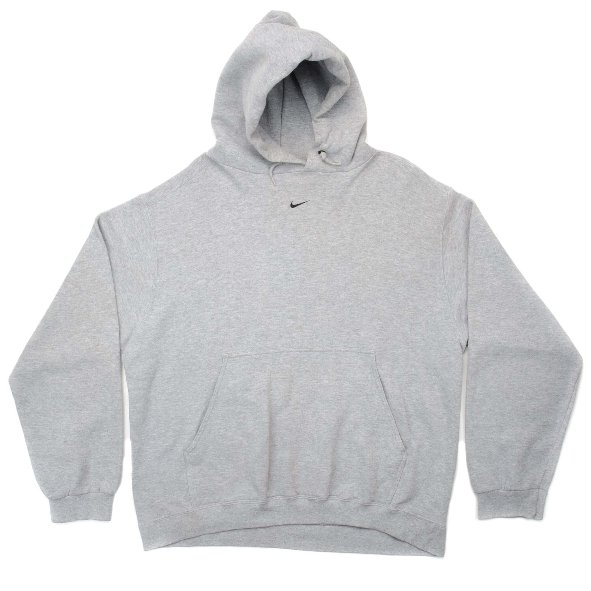 Vintage Nike Hoodie Sweatshirt Size Large. GREY