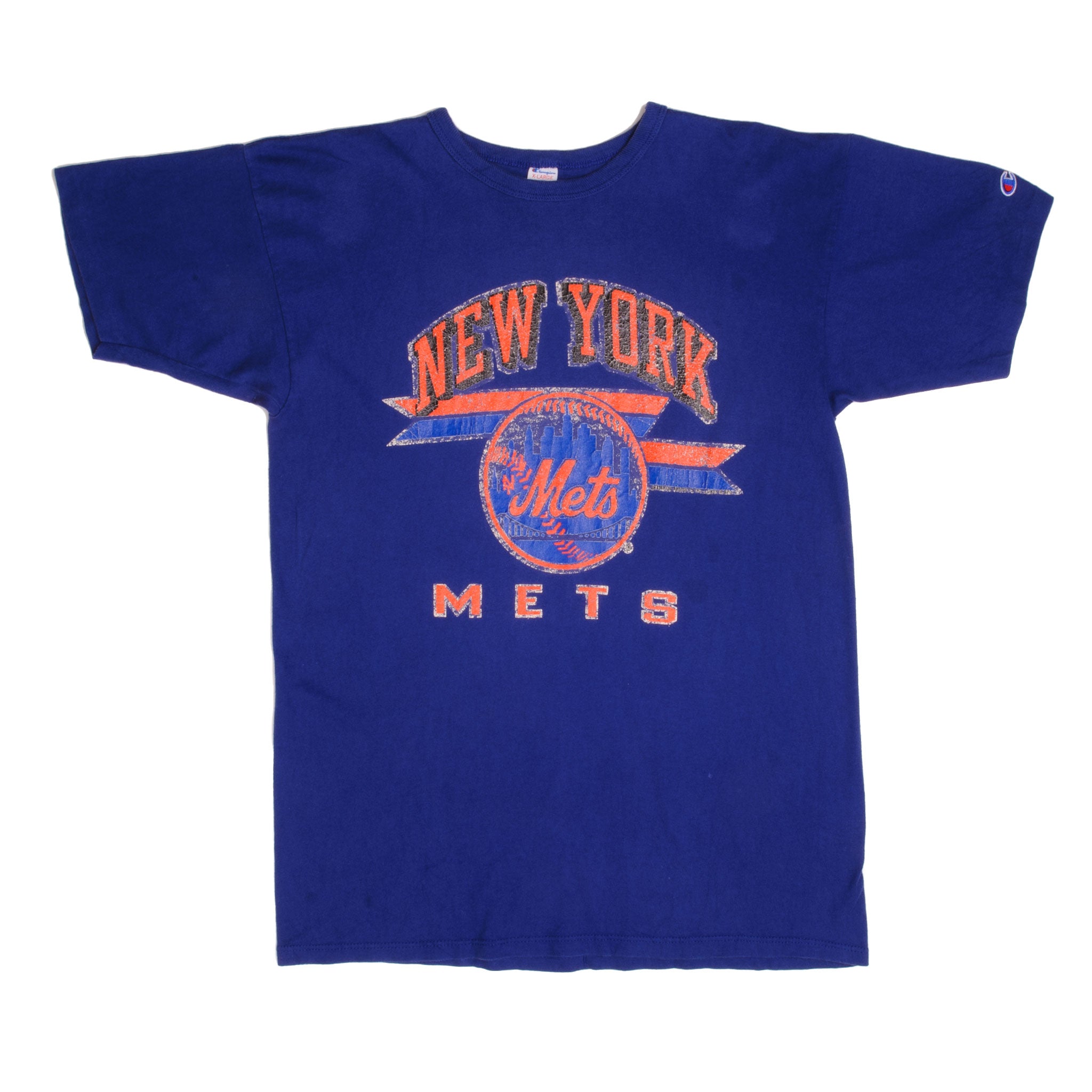 Sports / College Vintage Champion MLB New York Mets Tee Shirt 1988 Size Large Made in USA