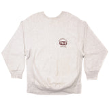Vintage Champion Reverse Weave Boston College 74-9 Football Sweatshirt Early 1980'S-1990 Size XL Made In USA. GREY