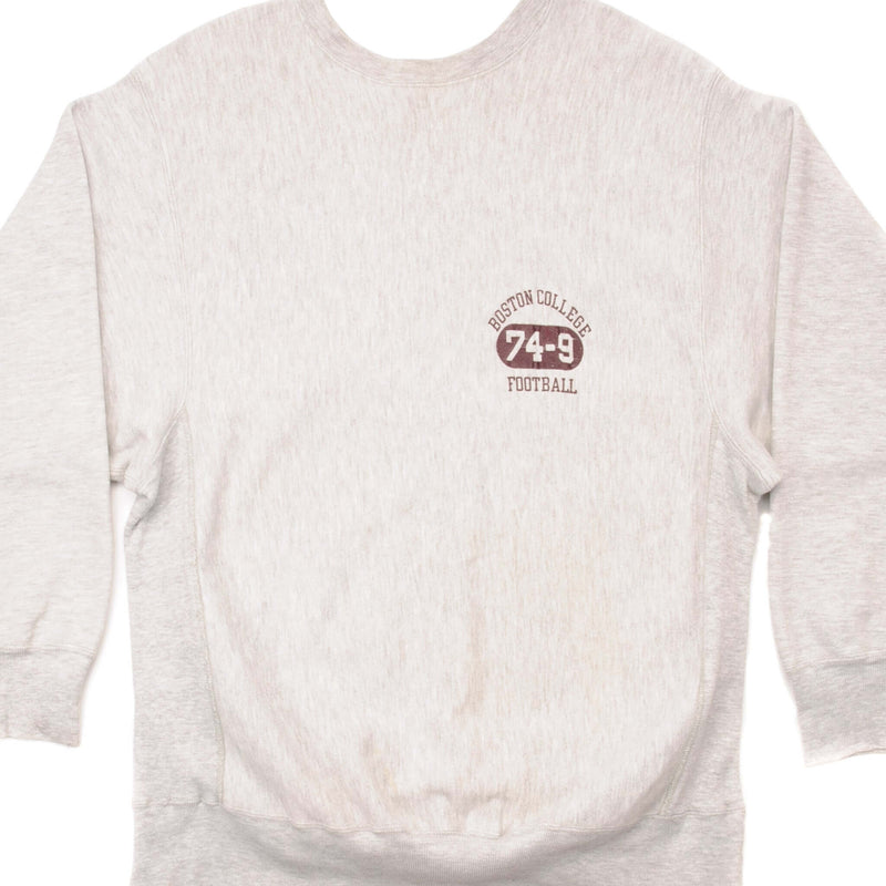 VINTAGE CHAMPION REVERSE WEAVE BOSTON COLLEGE SWEATSHIRT 1980S XL MADE USA