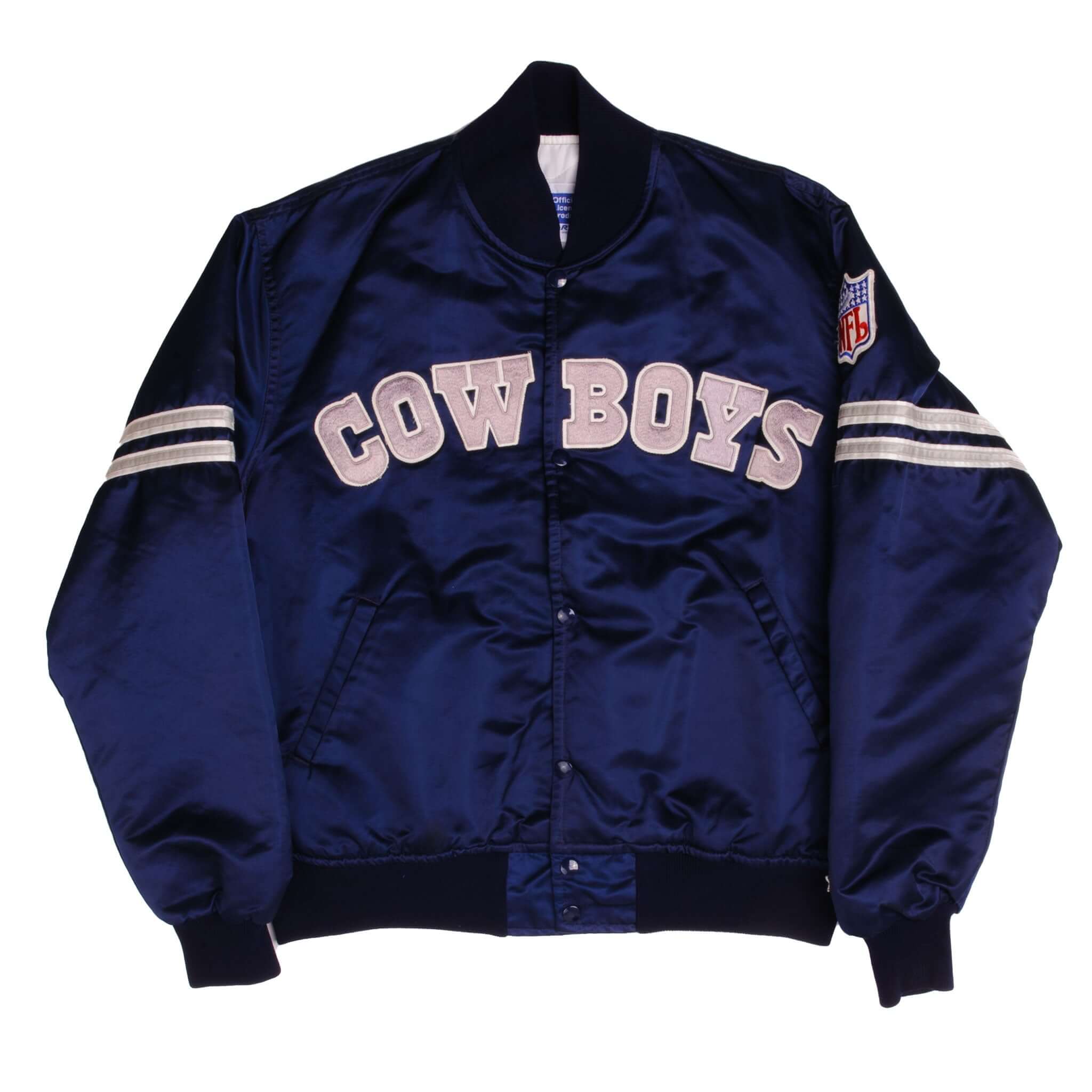 Vintage Dallas Cowboys Football Leather Jacket - Maker of Jacket