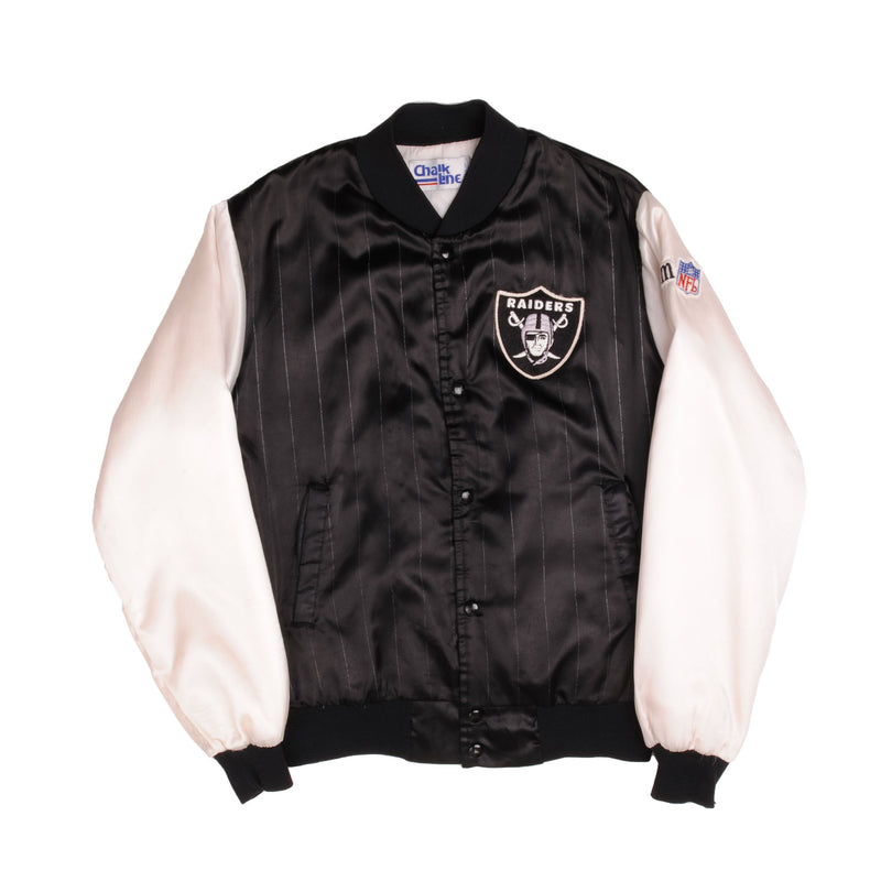Vintage Starter NFL Raiders 90S Jacket Size Medium Made In USA.
