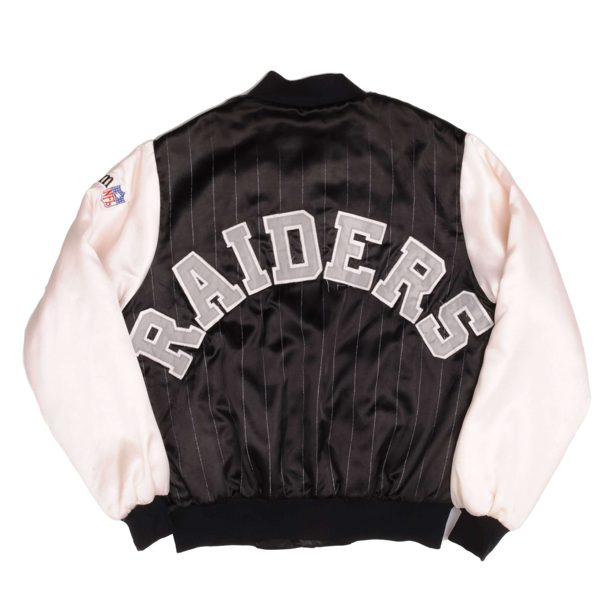Vintage Starter NFL Raiders 90S Jacket Size Medium Made In USA.