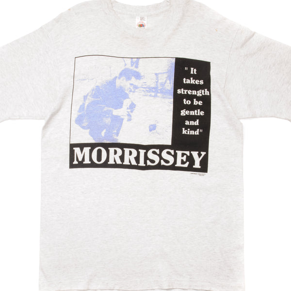VINTAGE MORRISSEY THE SMITHS TEE SHIRT SIZE LARGE MADE IN USA 1990s