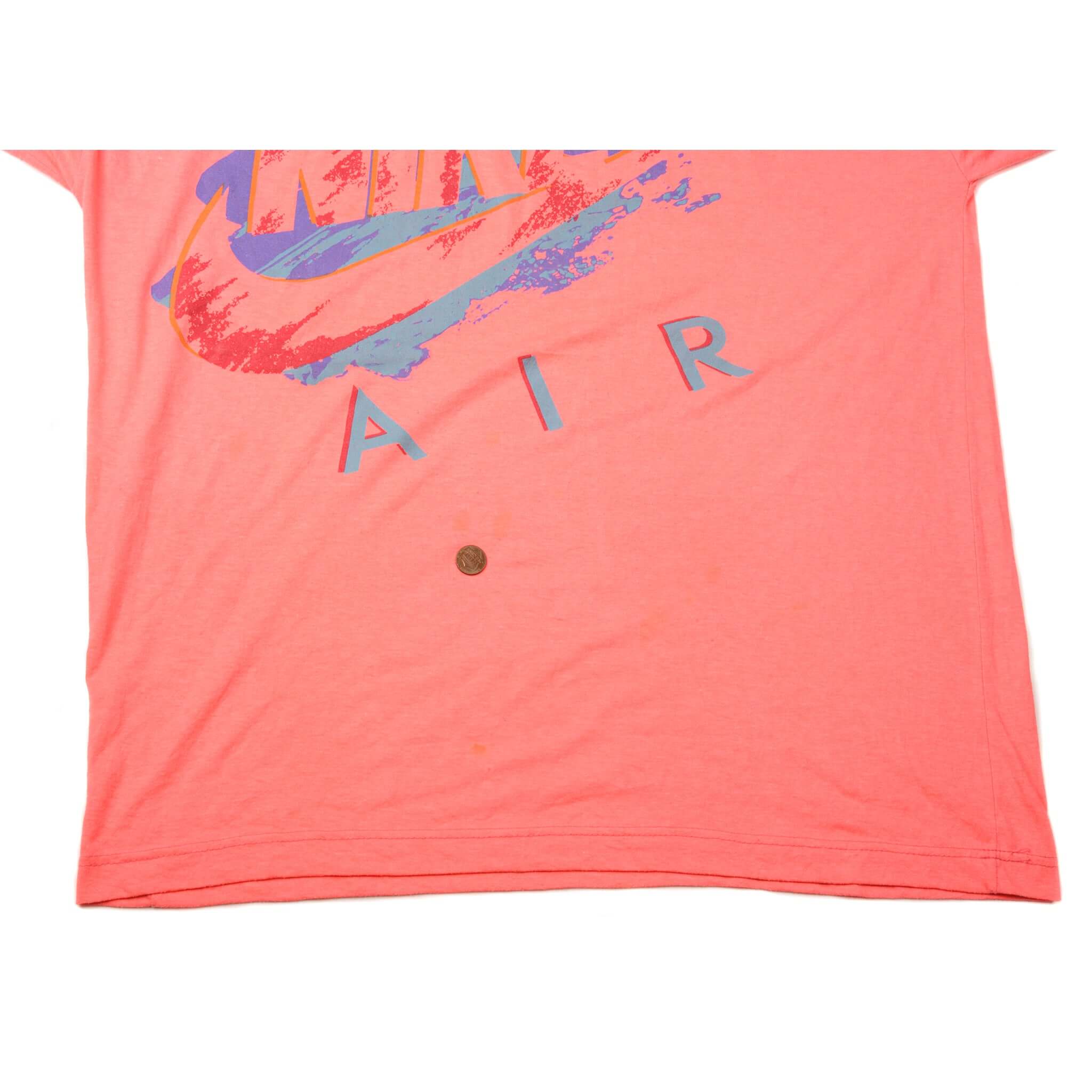 VINTAGE NIKE AIR TEE SHIRT EURO MADE SIZE XL 1980s