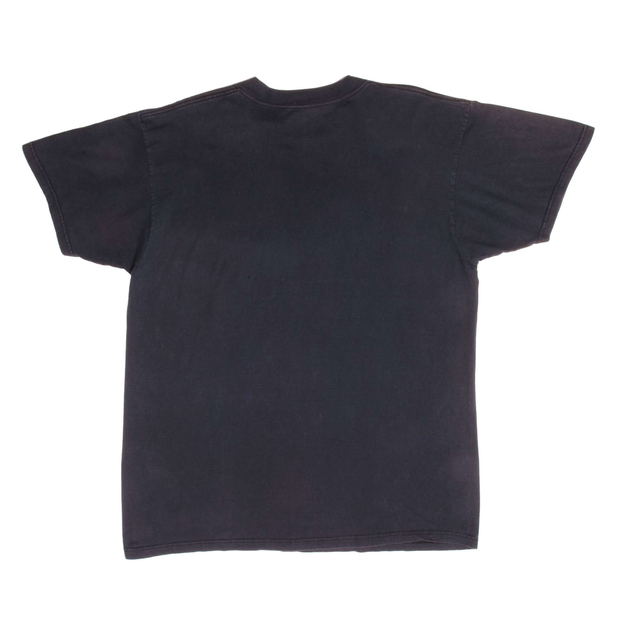 Vintage Black 3D Emblem Indian Chief head Custom Harlees Danville, Va 799-9001 1993 Tee Shirt Size XL With Single Stitch Made In USA