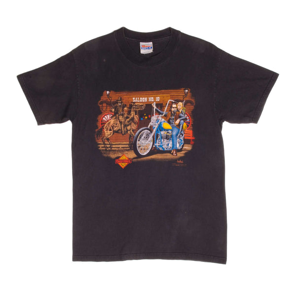 VINTAGE EASY RIDERS TEE SHIRT 1990s SIZE MEDIUM