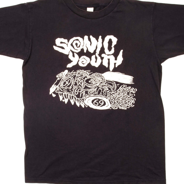 VINTAGE SONIC YOUTH 69 Death Valley TEE SHIRT SIZE LARGE 1985