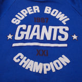Vintage NFL New York Giants Super Bowl Champion XXI Sweatshirt 1987 Size Small Made In USA