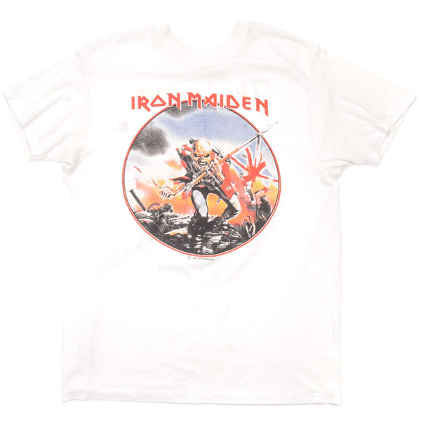 CAMISETA VINTAGE IRON MAIDEN THE TROOPER 1983 TALLA MEDIANA
