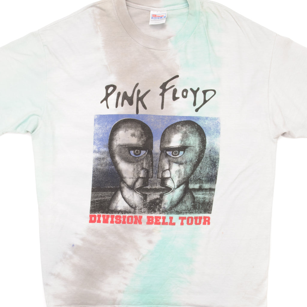 VINTAGE TIE-DYE PINK FLOYD DIVISION BELL TOUR TEE SHIRT 1994 SIZE XL MADE IN USA