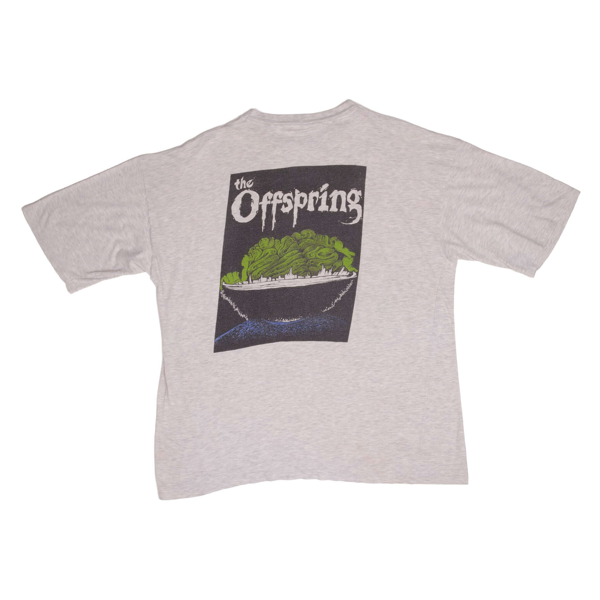 Vintage The Offspring Tee Shirt 1990S Size XL With Single Stitch Sleeves