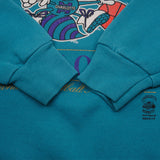 Vintage Nba Charlotte Hornets Sweatshirt 1990S Size Large Made In USA
