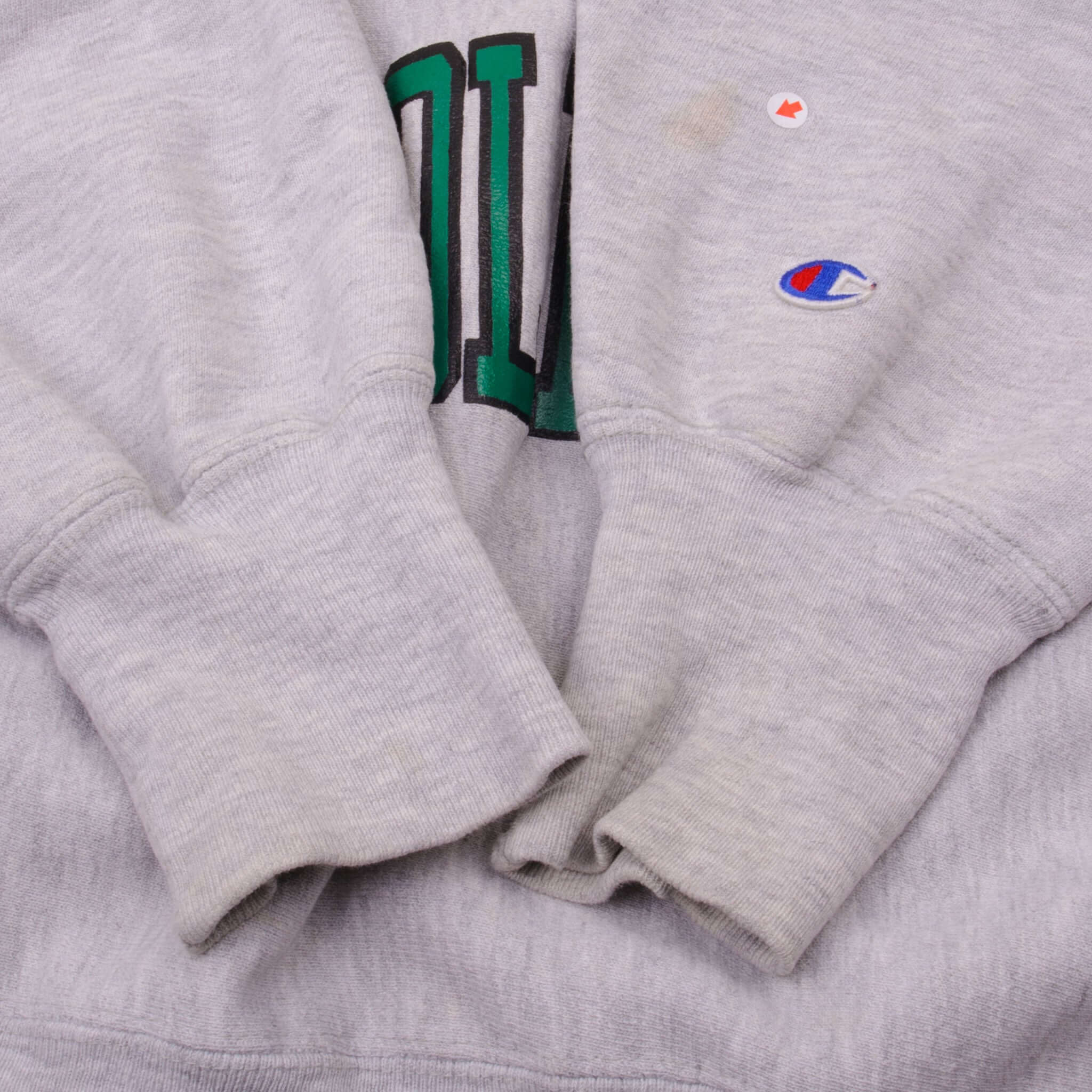 VINTAGE TRI BLEND REVERSE WEAVE PINE MANOR COLLEGE CHAMPION SWEATSHIRT 1980S SIZE MEDIUM MADE IN USA