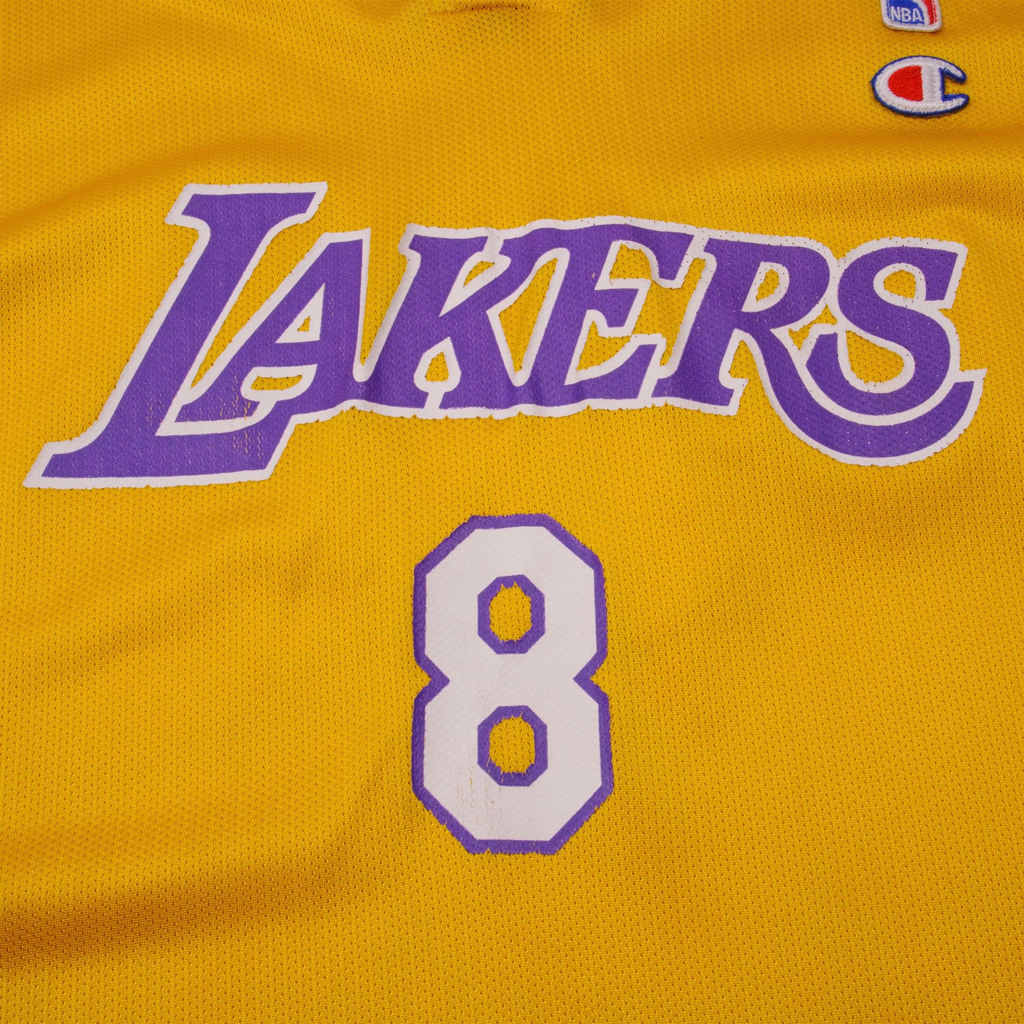 NEW Kobe Bryant LA Lakers Jersey Champion Purple Size 48 Vintage 90's FREE  SHIP