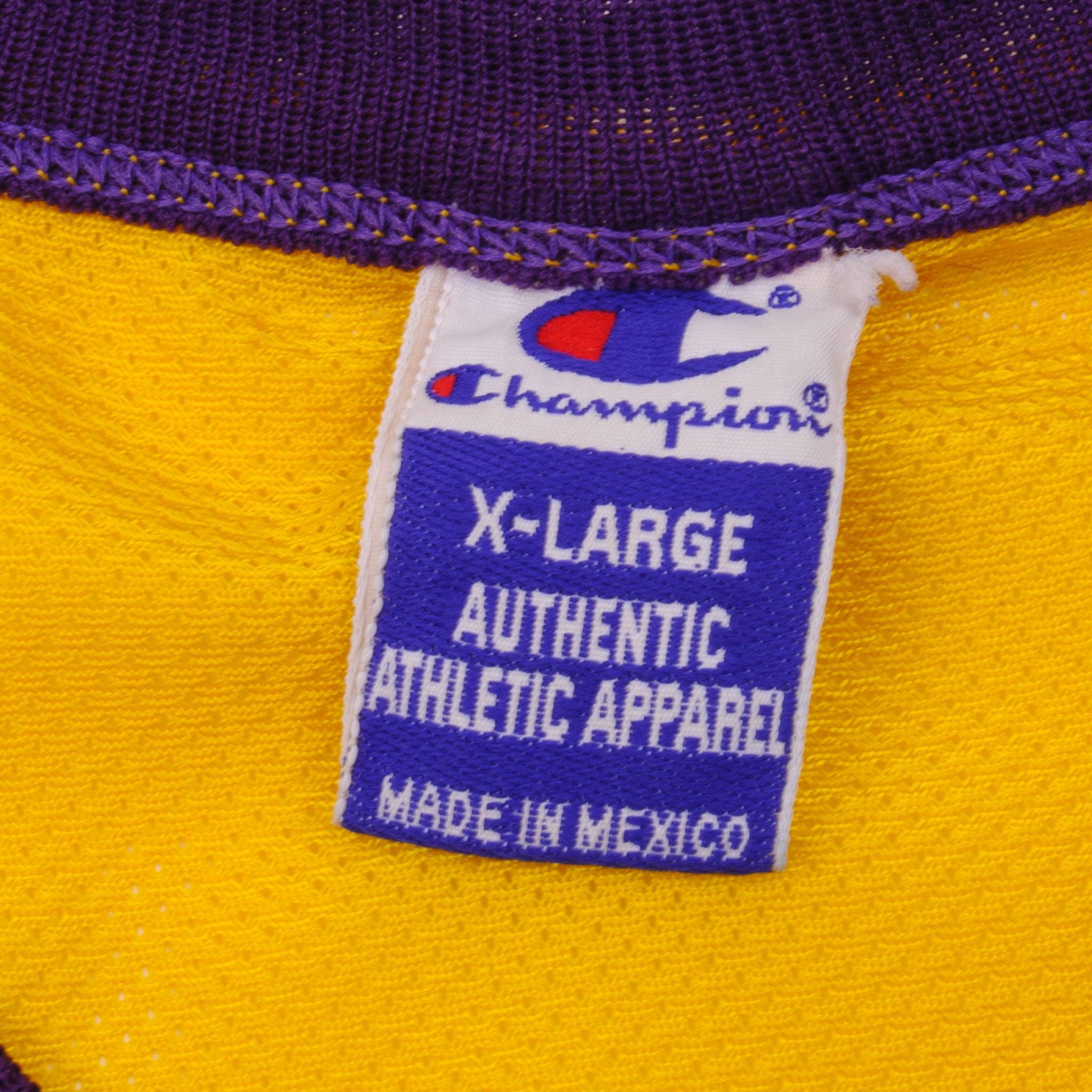 NEW Kobe Bryant LA Lakers Jersey Champion Purple Size 48 Vintage 90's FREE  SHIP