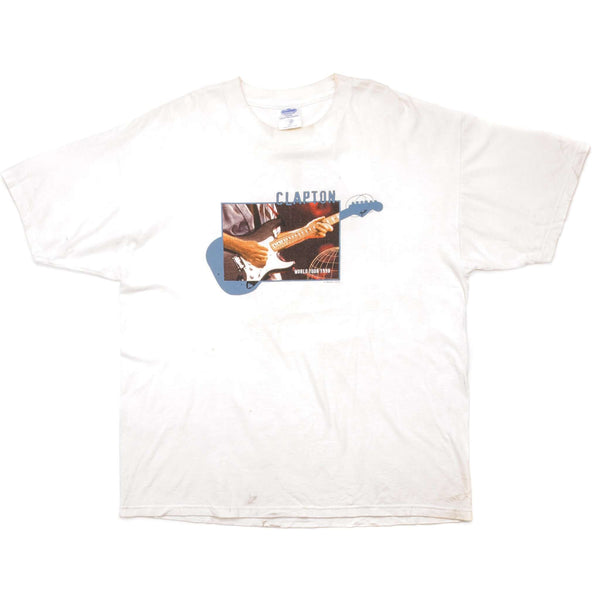 CAMISETA ANTIGUA DE ERIC CLAPTON GIRA MUNDIAL 1998 TALLA XL