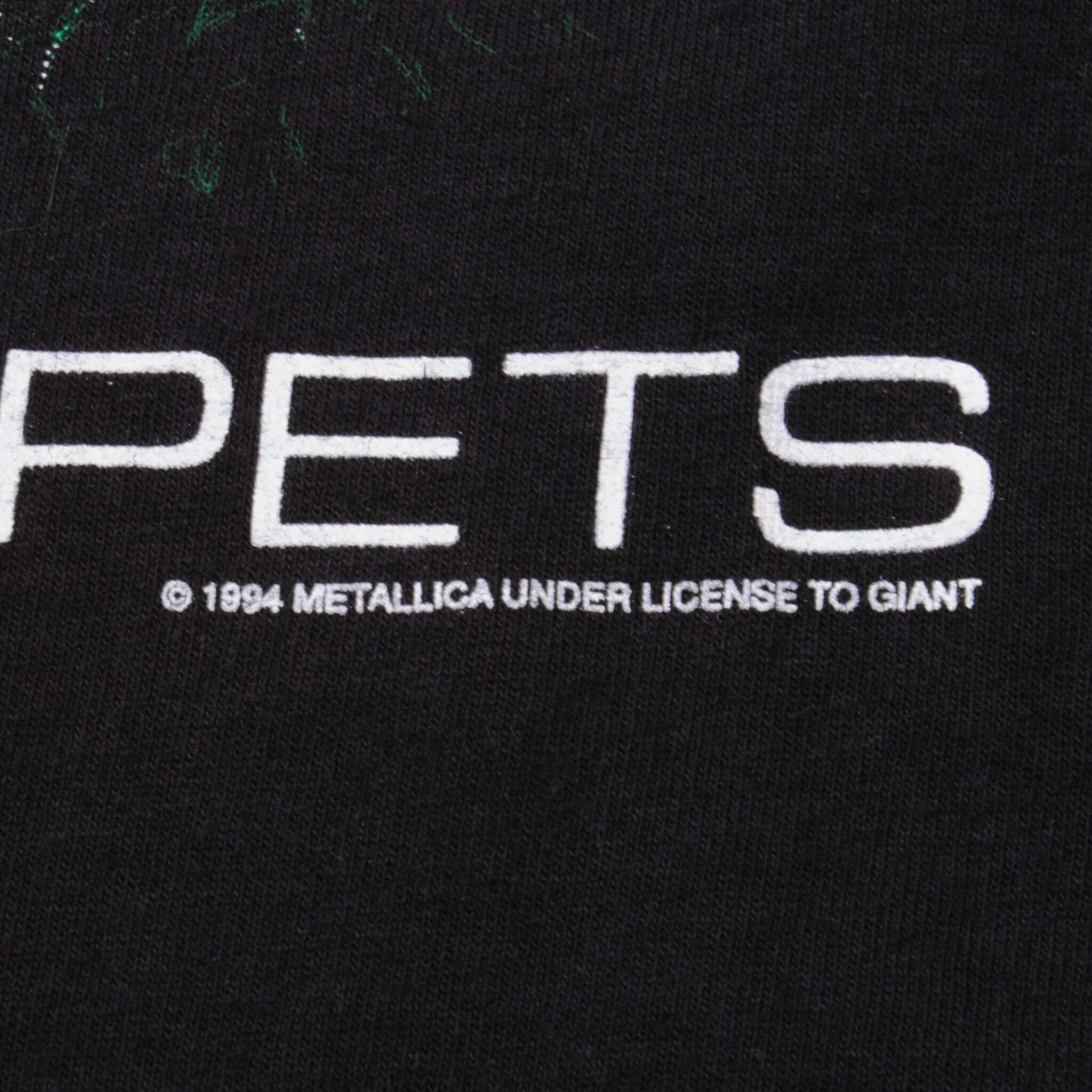 Vintage Metallica Master Of Puppets Tee Shirt 1994 Size M