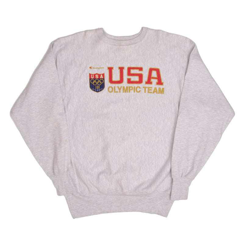 Vintage Reverse Weave Champion Usa Olympic Team Sweatshirt Atlanta 1996 Size 2XL