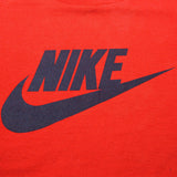 Vintage Nike Big Swoosh Logo Tee Shirt 1984-1987 Size XL Made In USA With Single Stitch Sleeves.
