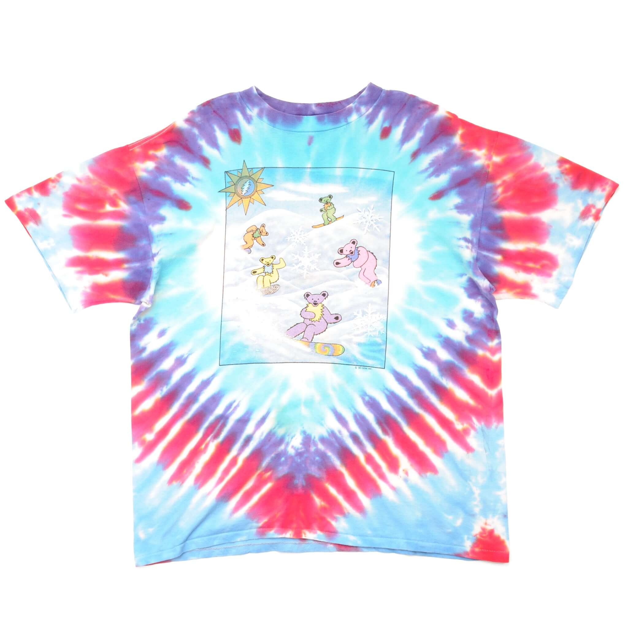 Vintage Tie-Dye The Grateful Dead Tee Shirt Size XL Made In USA..