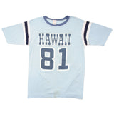 Vintage Hawaii 81 Tee Shirt Size Medium. BLUE