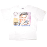 Vintage Elvis Presley Return To Sender Tee Shirt Size Large Made In USA. WHITE