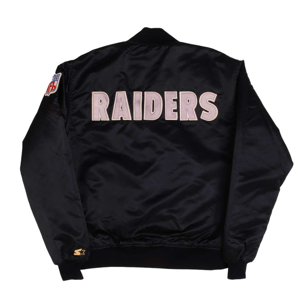 Vintage NFL Raiders Starter Proline Jacket 1990S Size Large Made In Usa