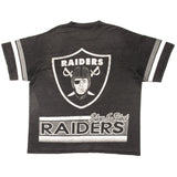 Vintage NFL Raiders Tee Shirt Size XL. BLACK