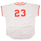 Vintage Wilson Baseball Jersey Hingham Post 120 Number 23 Size XL Made In USA. GREY