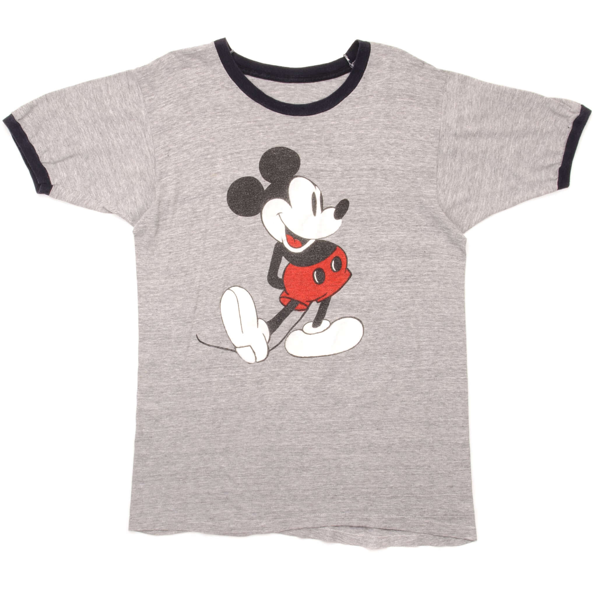 Vintage Mickey Mouse Tee Shirt Size Medium. GREY