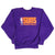 Vintage NBA Purple Phoenix Suns Reverse Weave Champion Sweatshirt 1990S Size Xl Made In USA