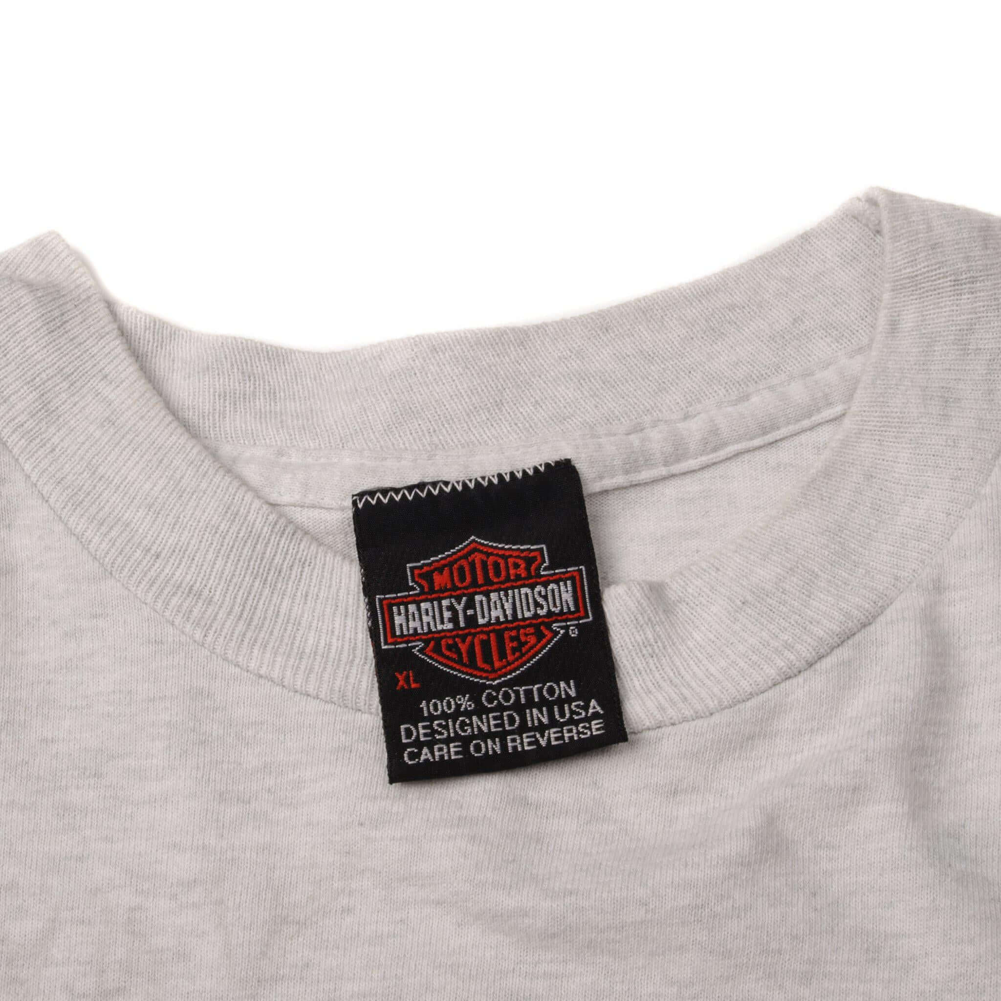 VINTAGE HARLEY DAVIDSON LONG SLEEVES TEE SHIRT SIZE XL