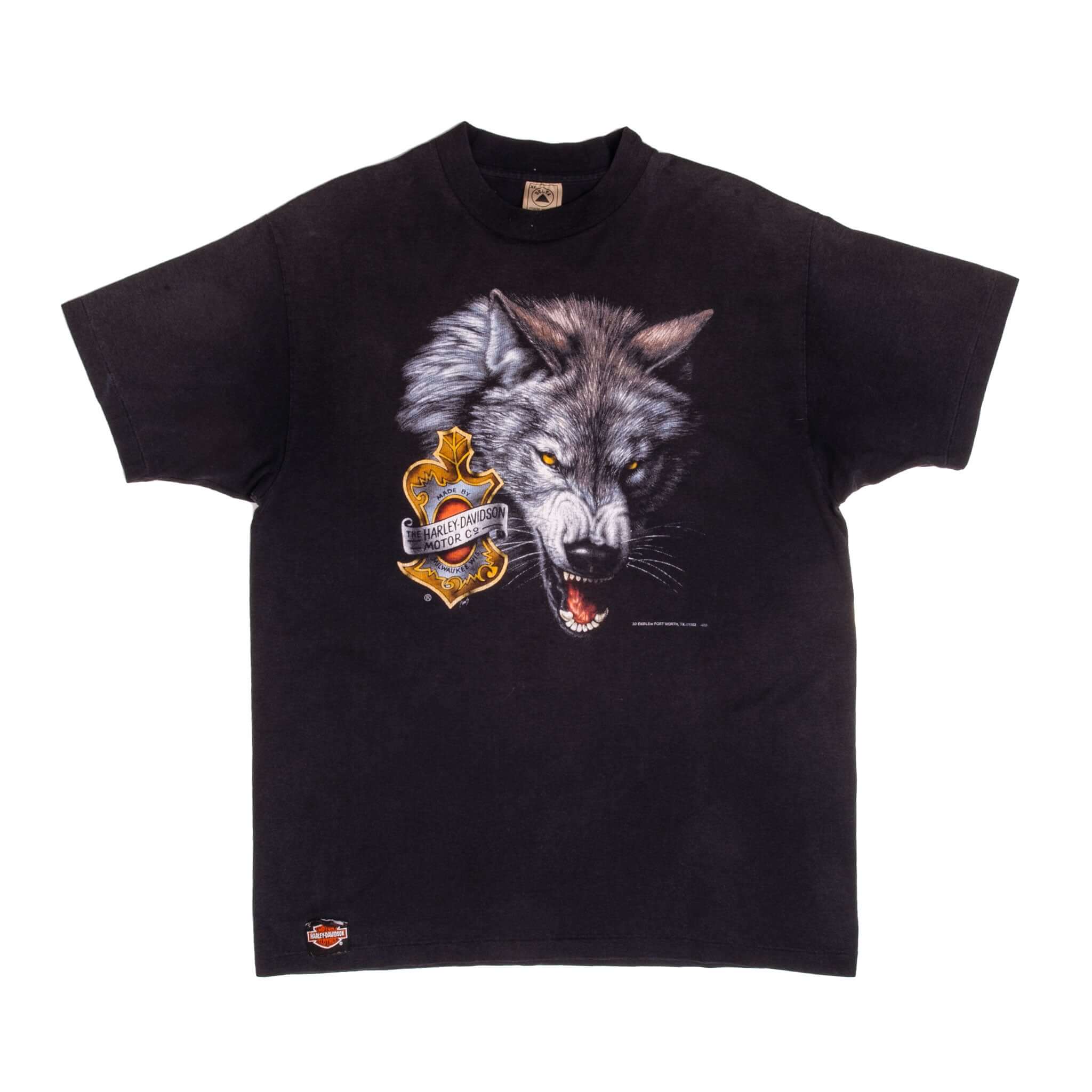 Vintage Delta Harley Davidson Hollywood California Tee Shirt Size Large