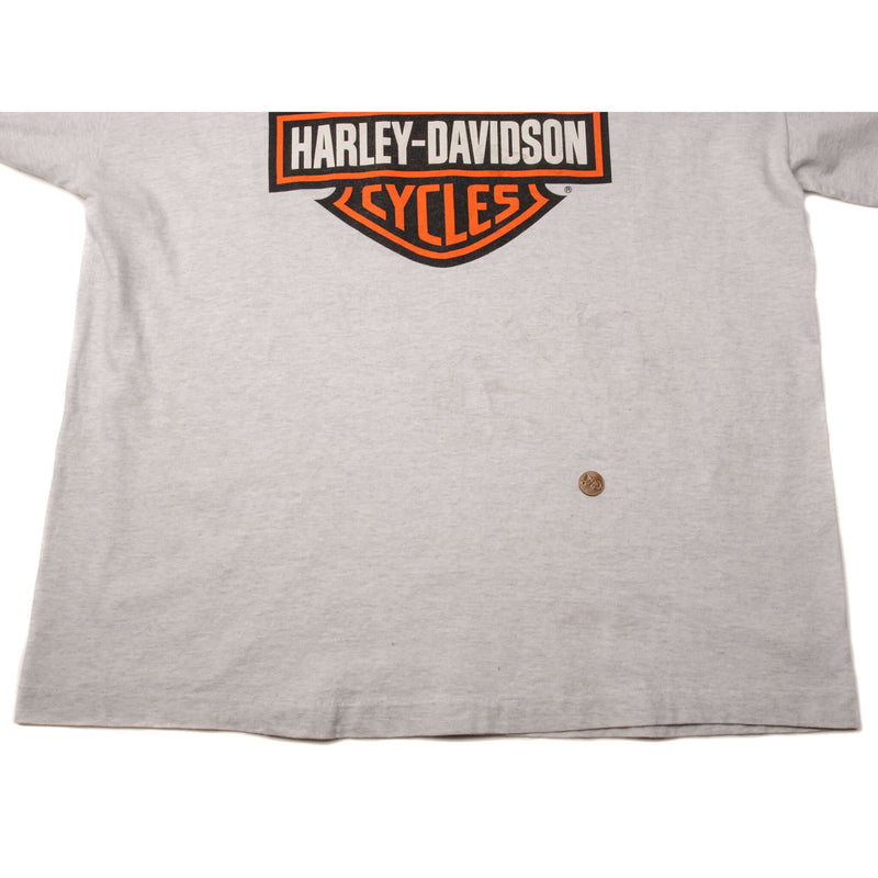 VINTAGE HARLEY DAVIDSON LONG SLEEVES TEE SHIRT SIZE XL