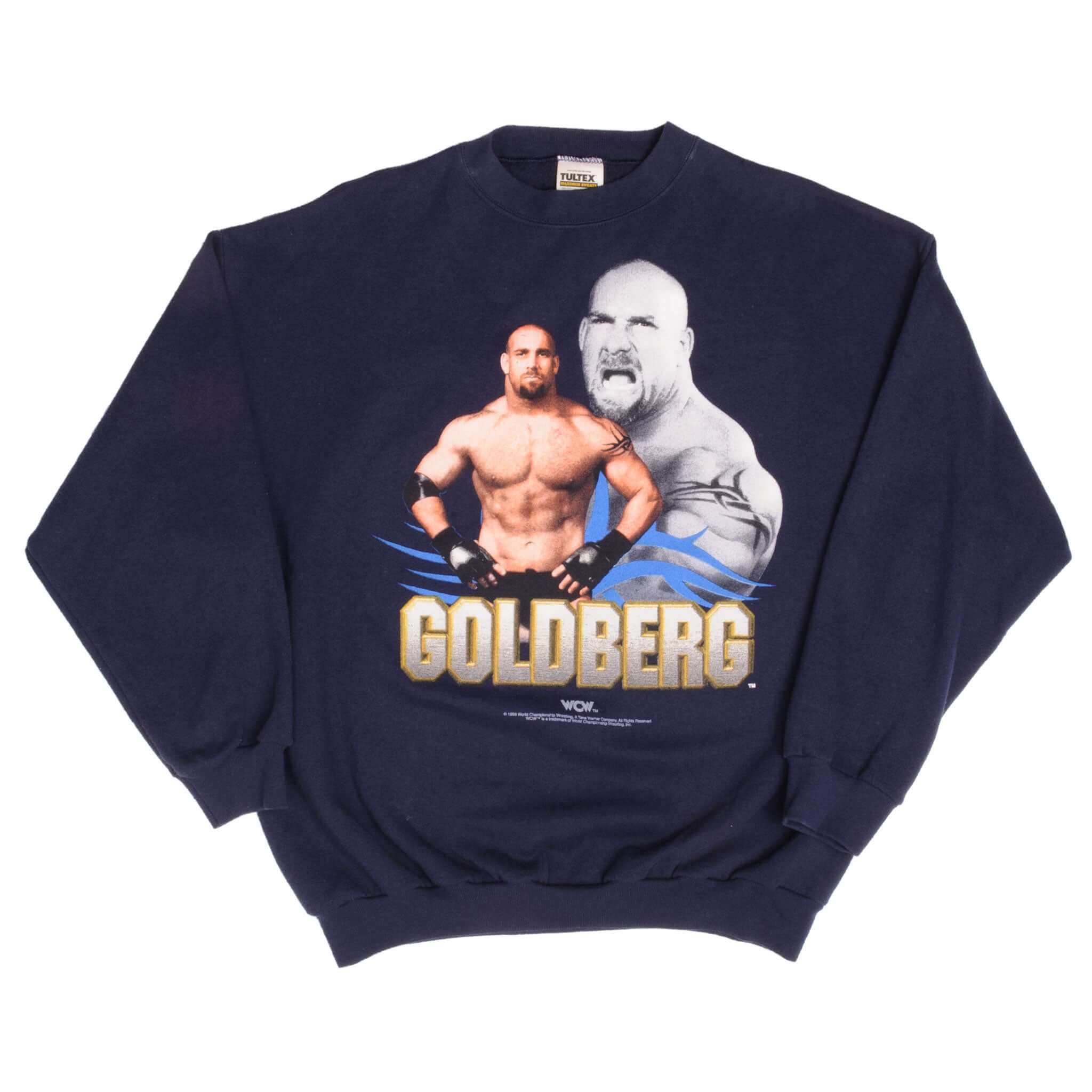 Vintage Wcw Goldberg 1998 Sweatshirt Size XL