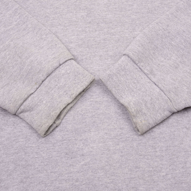 Vintage Grey Nike Swoosh Spellout Crewneck Sweatshirt 1990S Size 2XL Made In USA