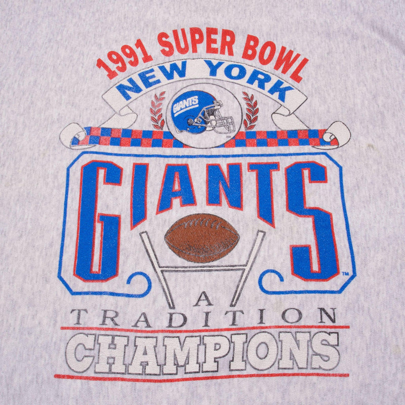 Vintage NFL New York Giants 1991 Sweatshirt Large Made USA